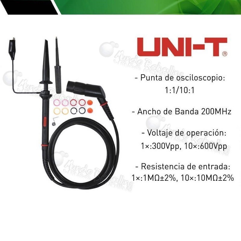 Punta Osciloscopio bnc-bnc / 200 Mhz / UNI-T / UT-H05