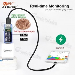 Tester Inteligente 12 en 1 / Voltaje, Amperaje, Capacidad, Otros / Atorch / U96