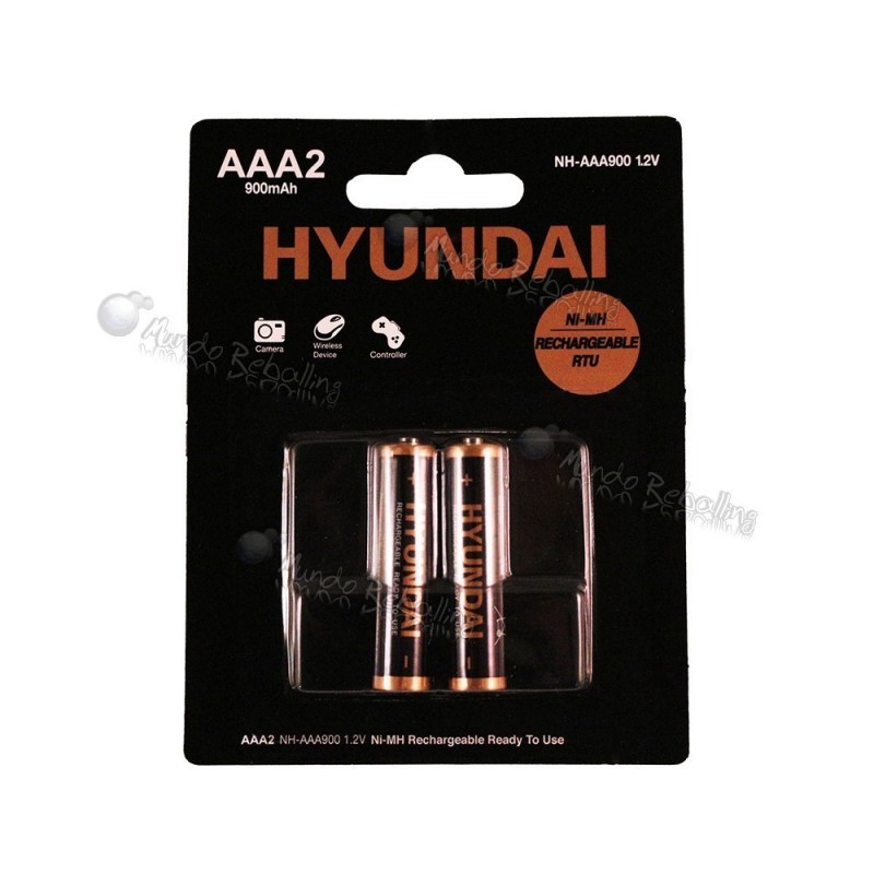 Pack Blister 4 Pilas AA Recargables / 2500MAH / HYUNDAI