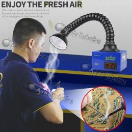 Extractor de humo y gases profesional mechanic CF1