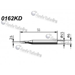 PUNTA PALETA PARA CAUTIN ERSA 910BD 15W / 162KD