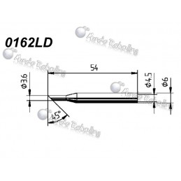 PUNTA BISELADA PARA CAUTIN ERSA 910BD 15W / 162LD