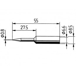 PUNTA FINA 0.8 MM  PARA 960 - 840CDJ - 760CD - 710CD / 832SD *