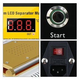 Separador de LCD Profesional / 500W / Baku BK-946D