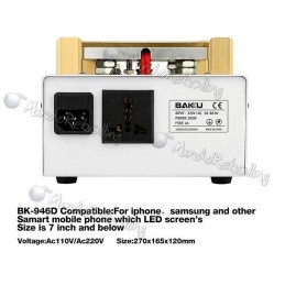 Separador de LCD Profesional / 200W / Baku BK-946D